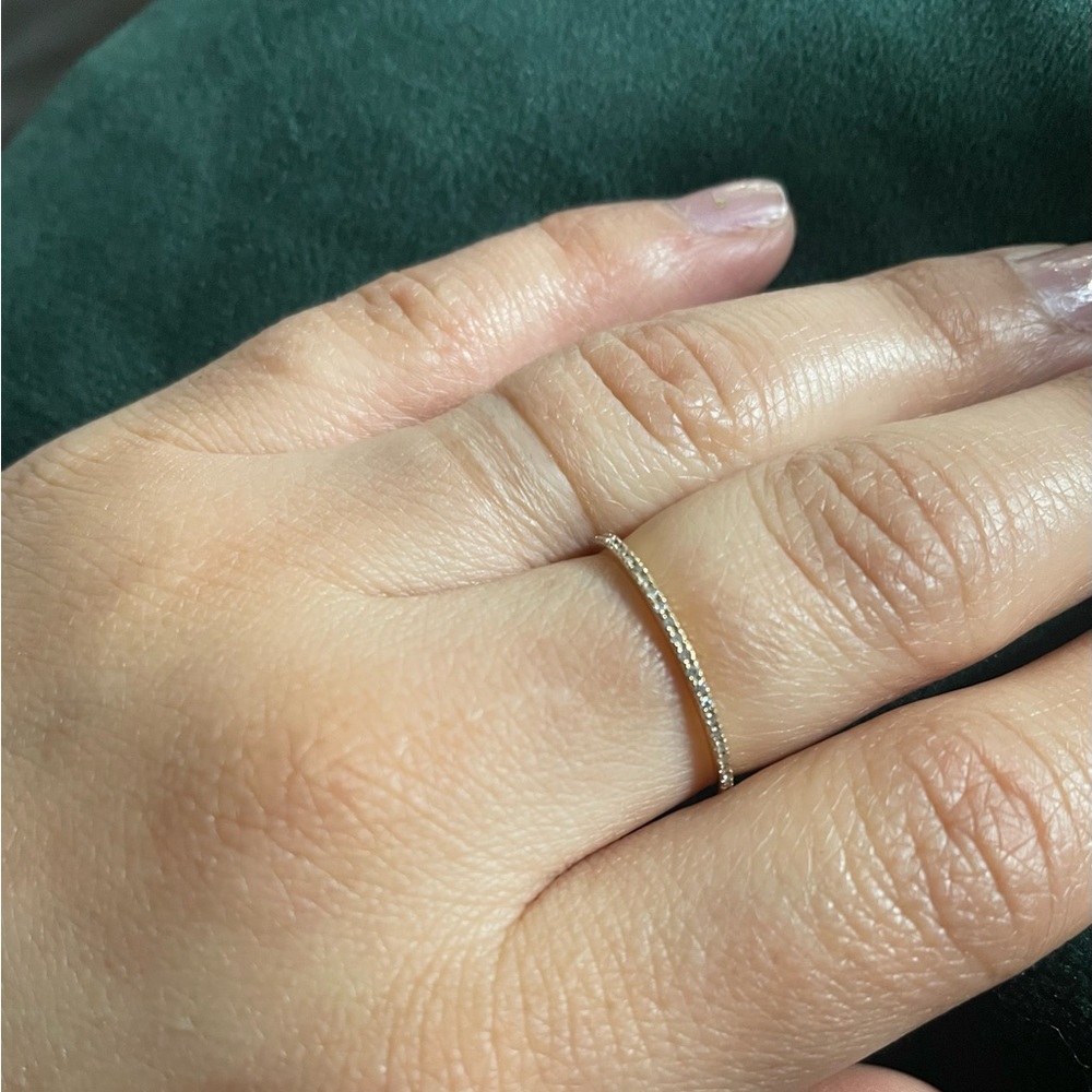 Yellow Minimalist Stackable Ring Jewelry